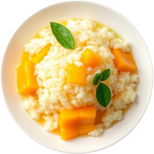 Mango Sticky Rice dish