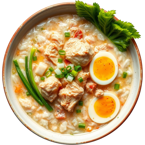 Chicken Rice Porridge dish