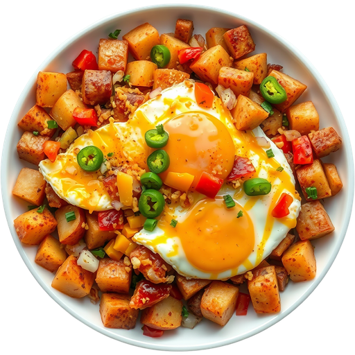 Jalapeno Hash Breakfast dish