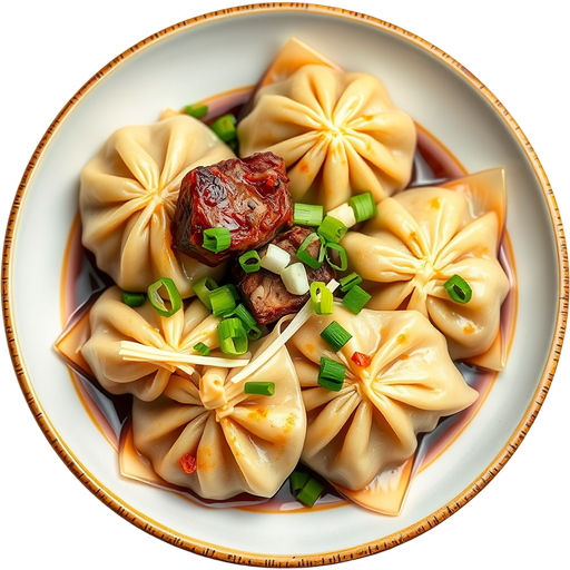 Oxtail Dumplings dish