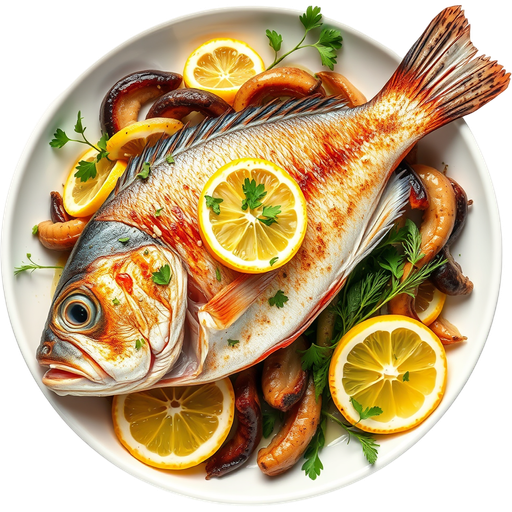 Whole Snapper dish