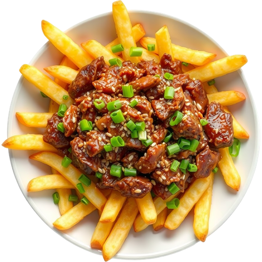 French Fries with Bulgogi dish