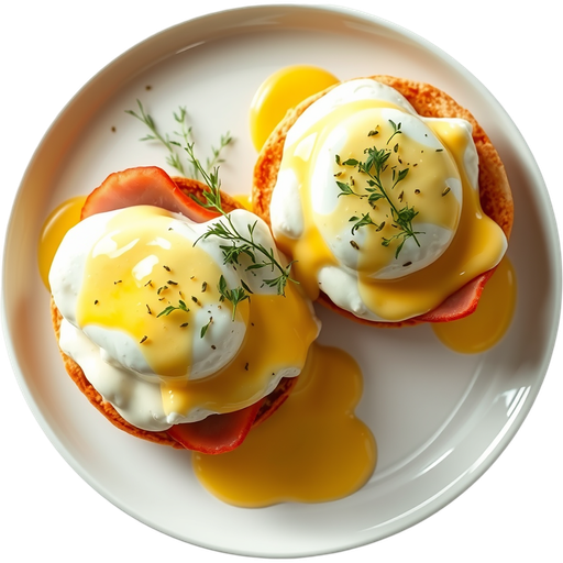 Eggs Benedict dish