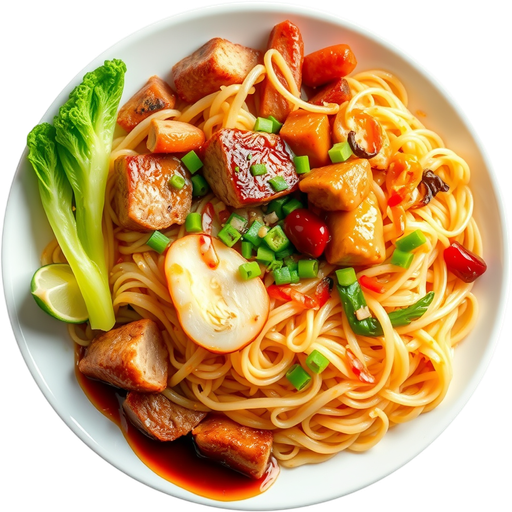 House Special Egg Noodles Combo dish