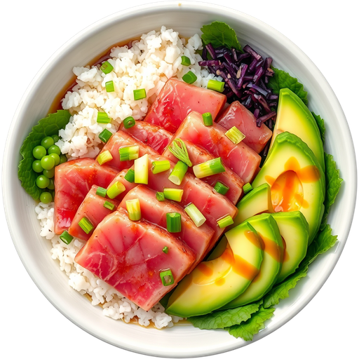 Ahi Poke Tuna Bowl dish