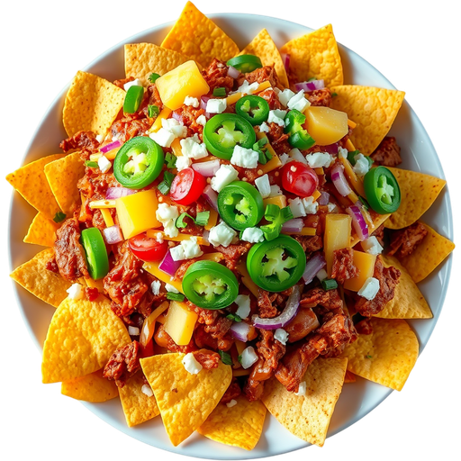 Al Pastor Nachos dish