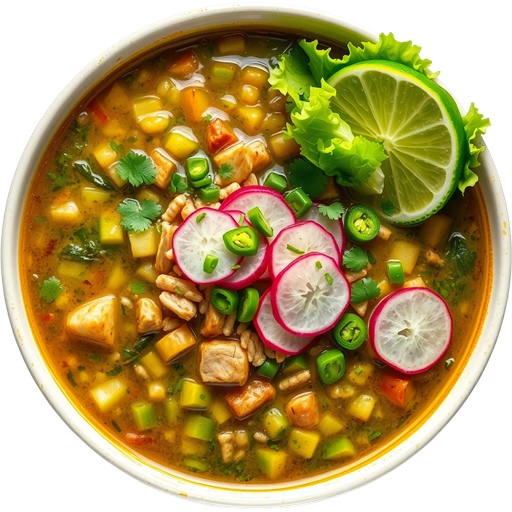 Green Pozole dish