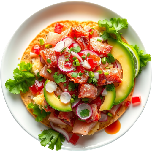 Ahi Tostada Terraza dish