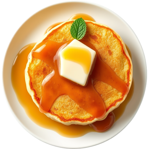 Guava Pancakes dish