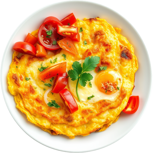 Half Omelette dish
