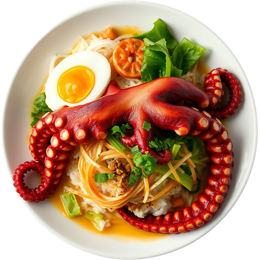 Octopus Bibimbap dish