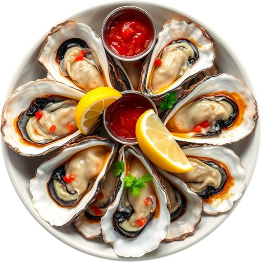 Oysters dish