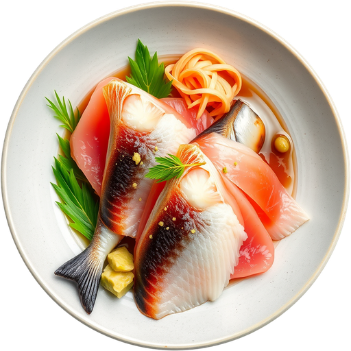 Yellowtail Sashimi dish