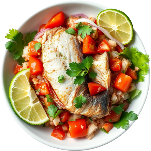 Cerviche dish