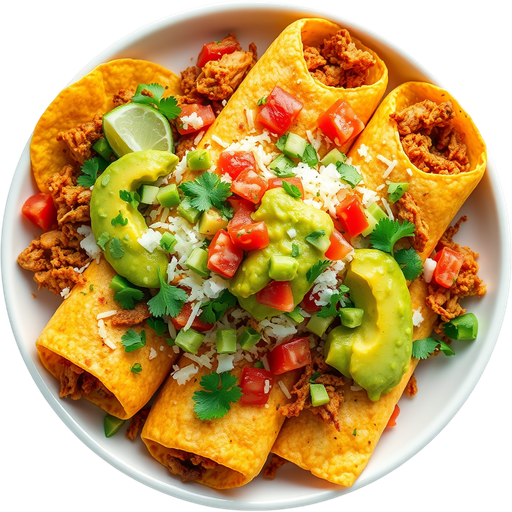 Taquito Appetizer dish