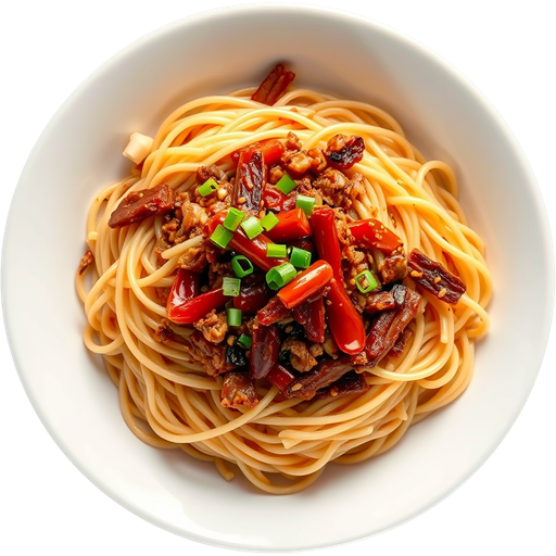 Dan Dan Noodles dish