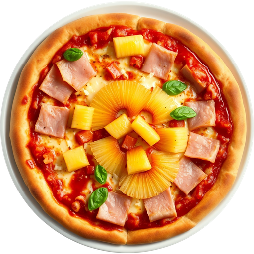 Hawaiian Style Pizza dish