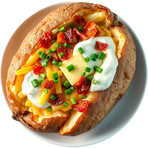 Stuffed Baked Potato dish