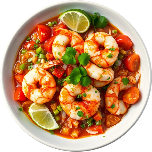 Molcajetes with Shrimp dish