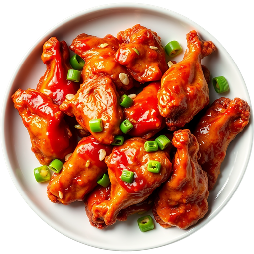 Chinese Chili Crisp Wings dish