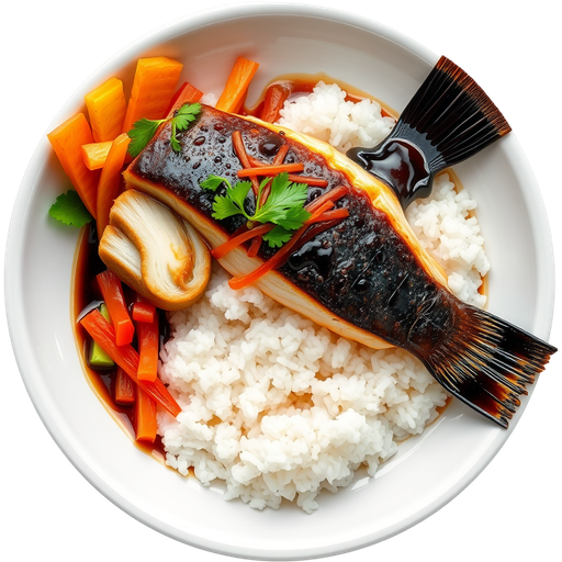 Miso Black Cod Lunch/Dinner Set dish