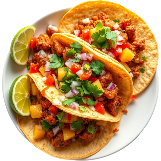Tacos al Pastor dish