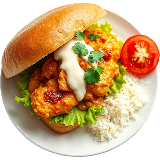 Chicken Curry Sandwich dish
