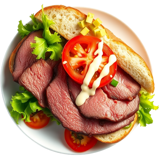 Lomito Sandwich dish