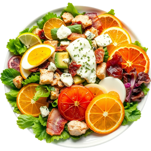 Citrus Cobb Salad dish