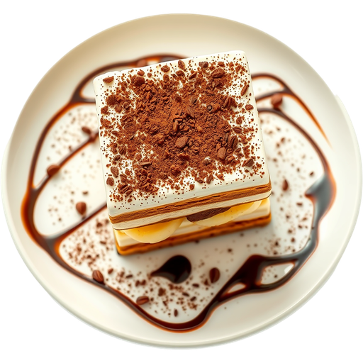 Tiramisu dish