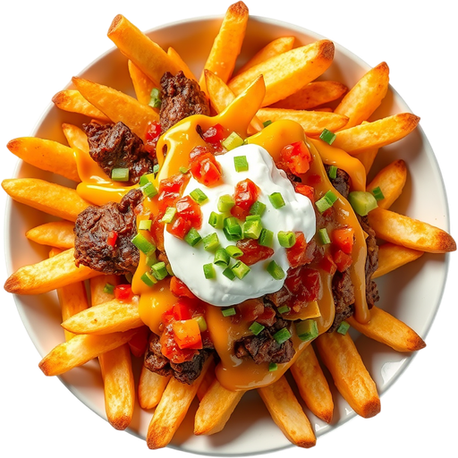 Asada Fries dish