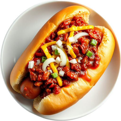 Uptown Chili Dog dish
