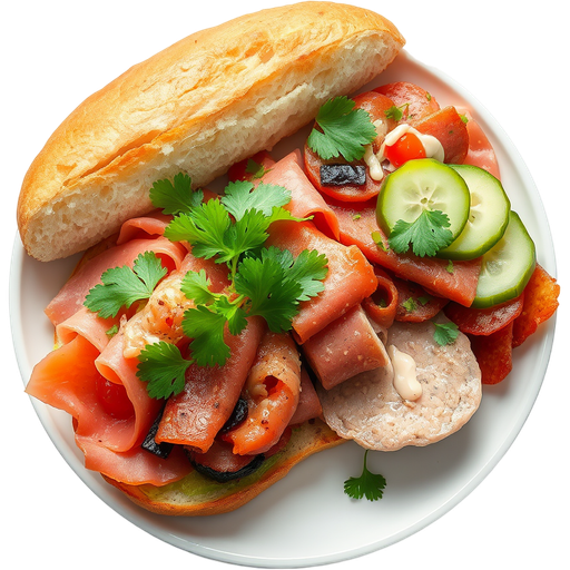 Dac Biet Cold Cuts Sandwich dish