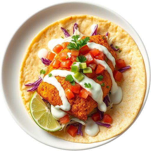 Baja Fish Taco dish
