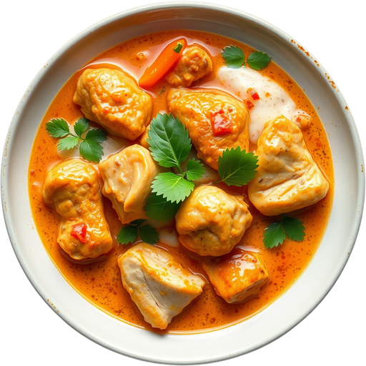 Chicken Panang Curry dish