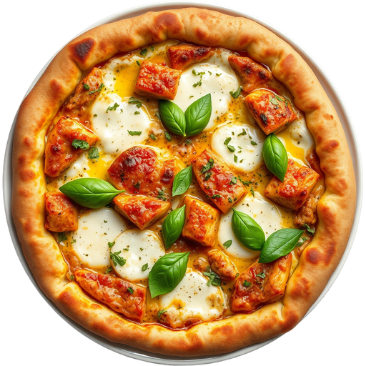Chicken Pesto Pizza dish