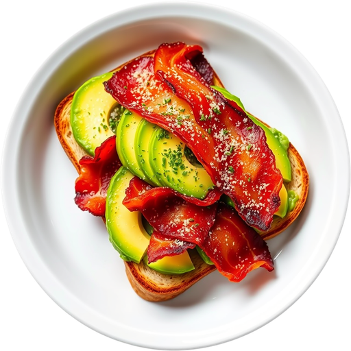 Bacon Avocado Toast dish