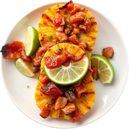 Roasted Pineapple and Bacon dish