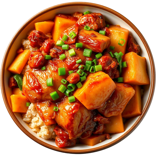 Dak Galbi Casserole dish