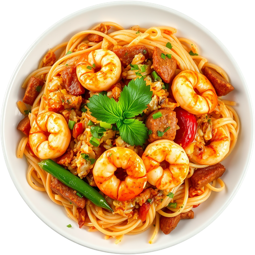 Shrimp Cajun Jambalaya Pasta dish