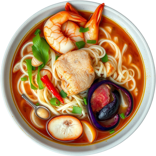 Bun Mam Fermented Fish Noodle Soup dish