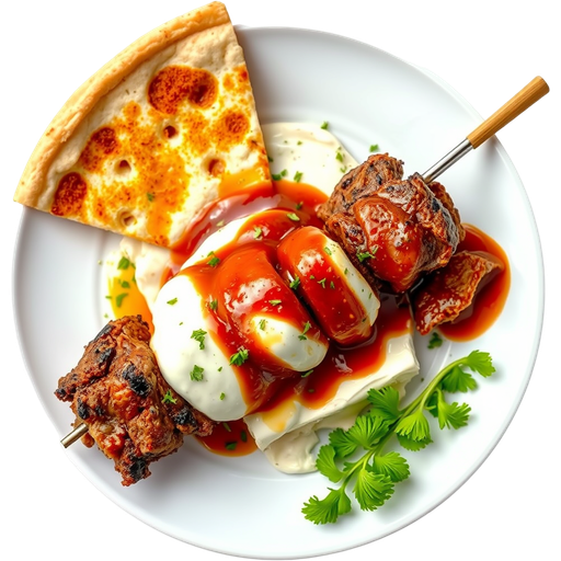 Iskender Kebab dish