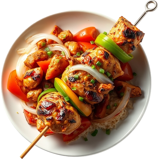 Chicken Shish Kabob dish