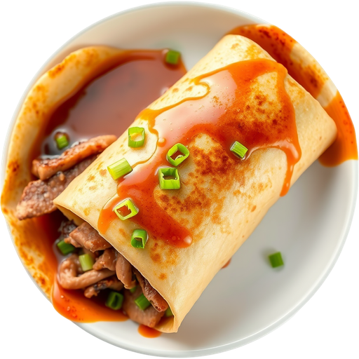 Beef Pancake Roll dish