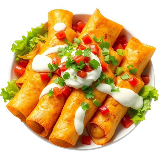 Potato Taquitos dish