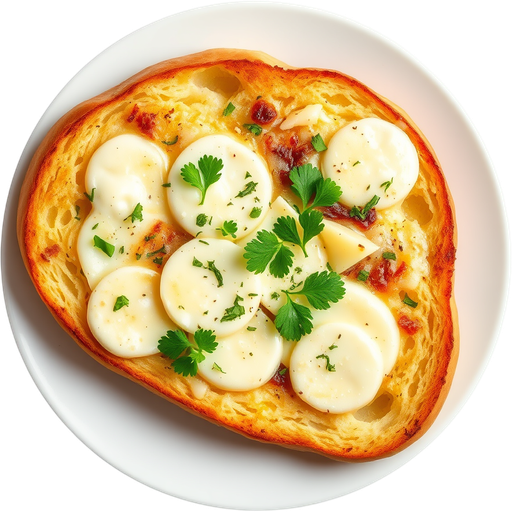 Garlic Bread with Cheese dish