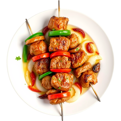 Trio of Skewers Dish dish