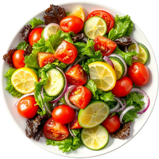 House Salad with Lemon Vinaigrette Dressing dish