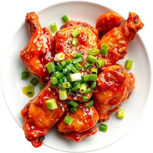 Spicy Salt Chicken Wings dish
