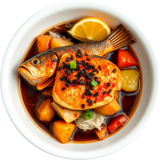 Claypot Peppered Fish dish